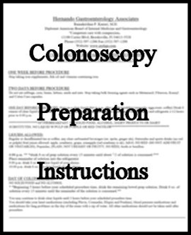 Colonoscopy Preparation Instructions